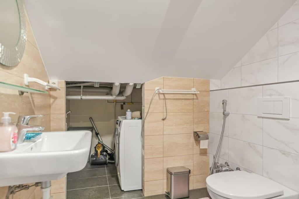 Studio, Meuble, Jolie Terrasse, Parking Gratuit Apartment Neuchatel Bagian luar foto